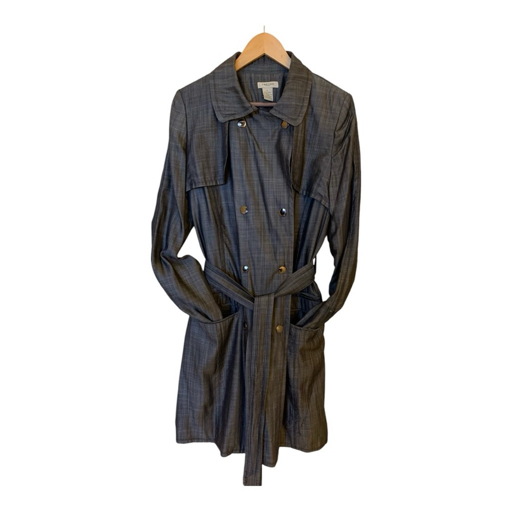 Gray Trench Coat - image 2